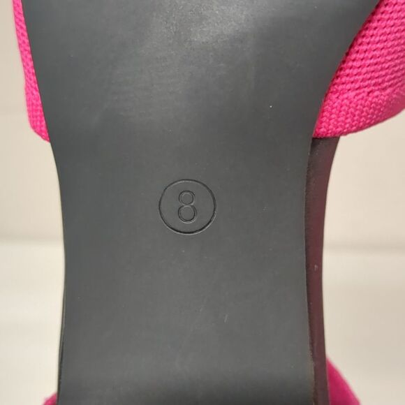 Peep Toe Elegant Stiletto Heel Breathable Mesh Knit Elastic Design Size 8 NWOT - Picture 9 of 9